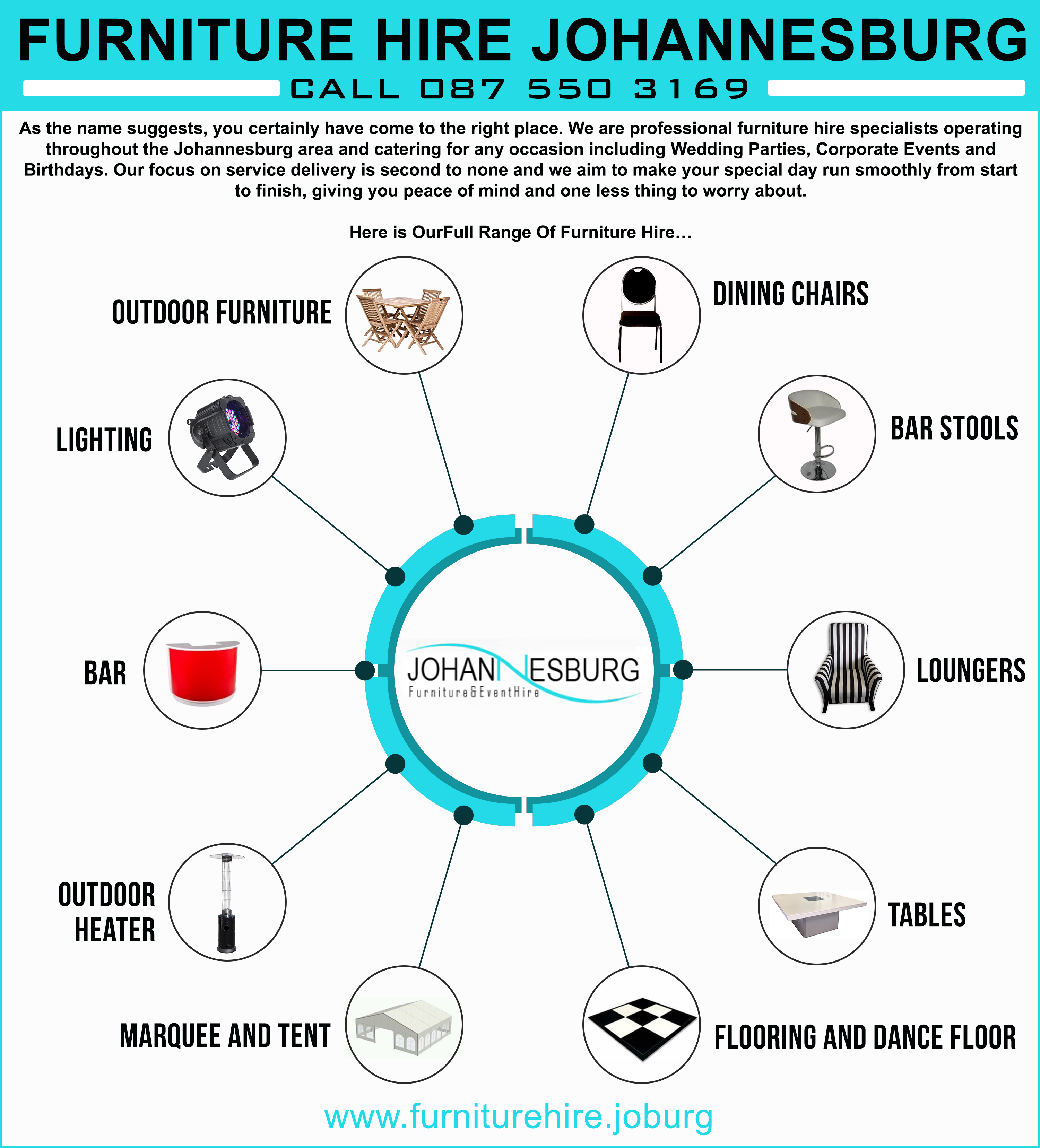 how to furnish your event professionally